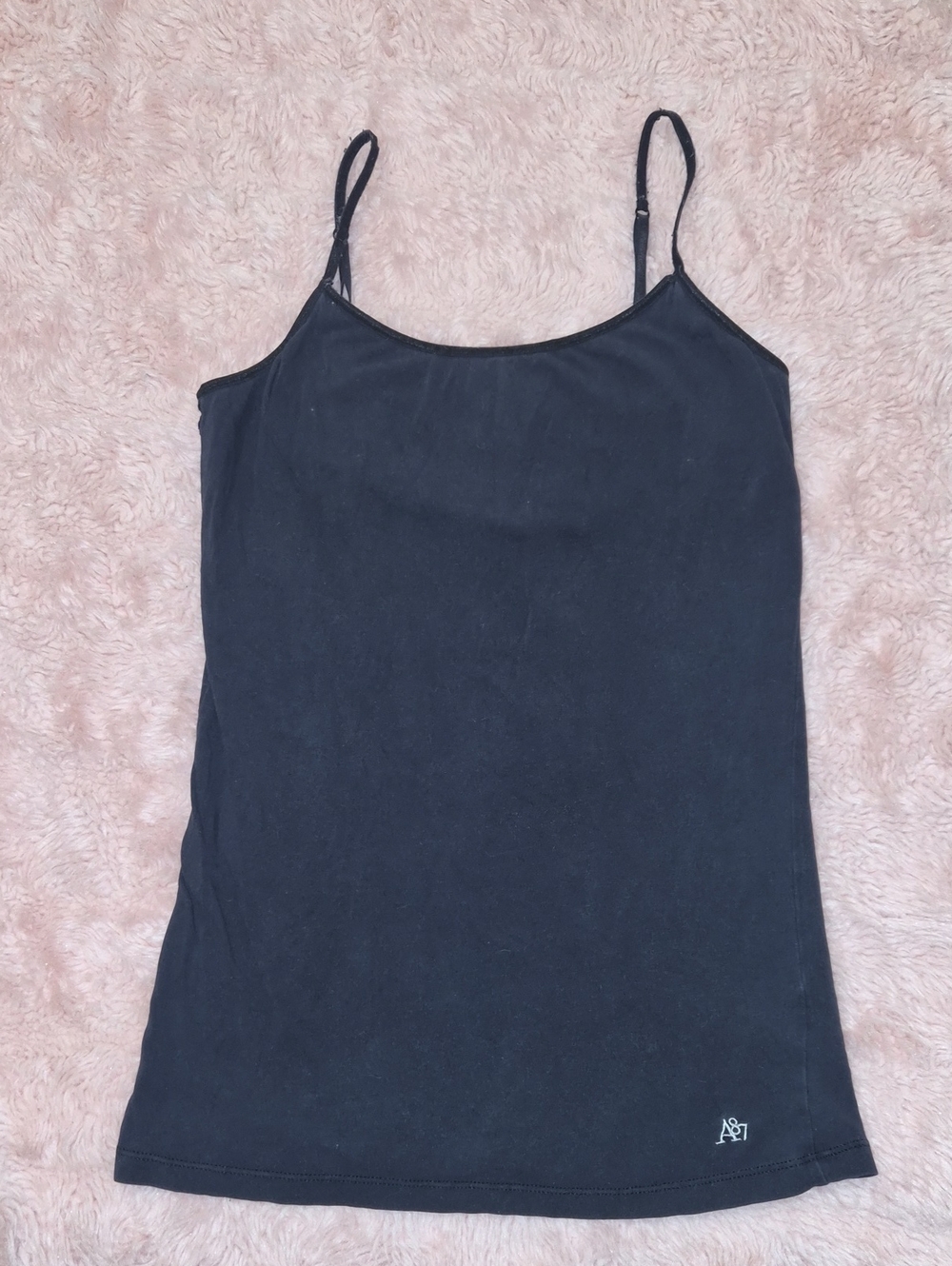 Aeropostale Black Slim Spaghetti Strap Cami